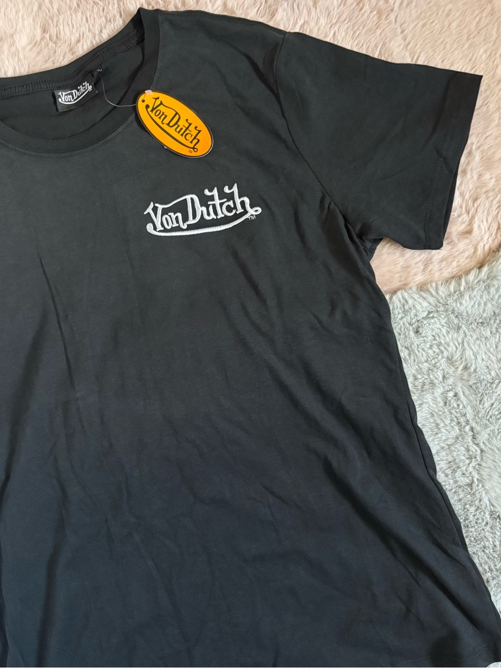 Von Dutch black white short sleeve tshirt